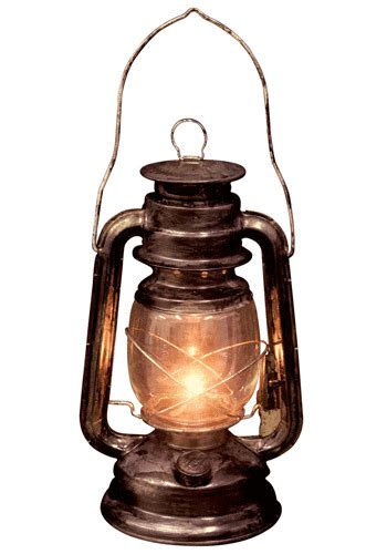 Old fashioned witch lantern from a cracker barrel